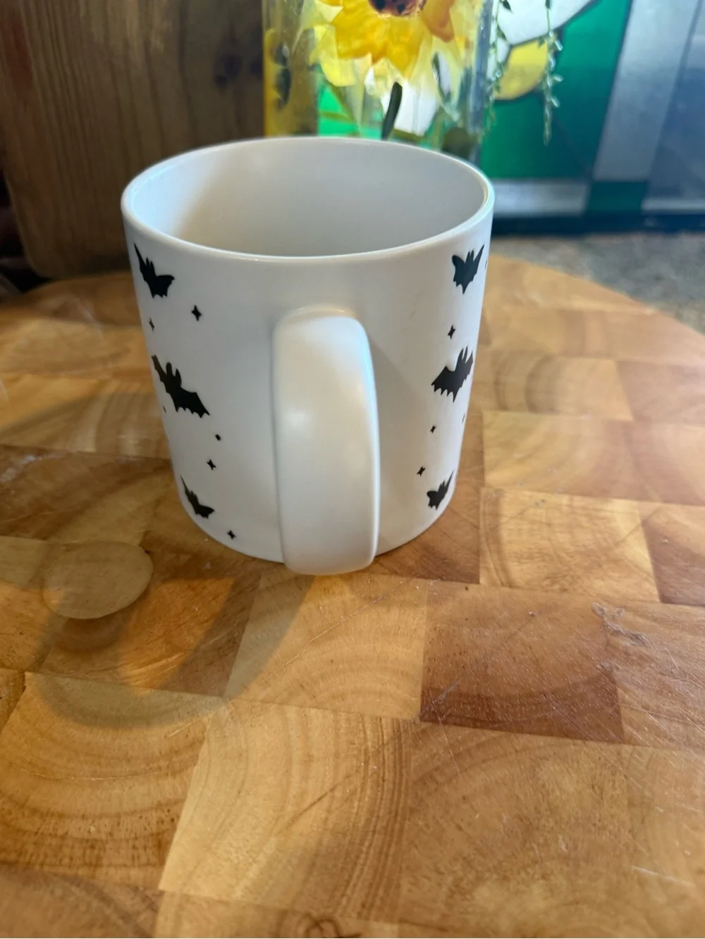 Target Hyde and Eek Black Bat Halloween Mug